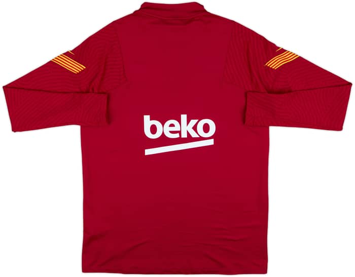 2020-21 Barcelona Nike 1/4 Zip Drill Top - 8/10 - (L)