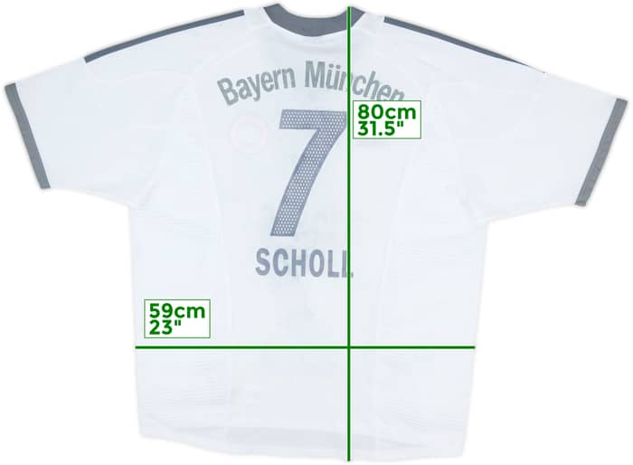 2002-03 Bayern Munich Away Shirt Scholl #7 - 4/10 - (XL)