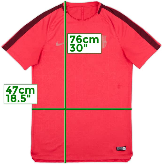 2018-19 Barcelona Nike Training Shirt - 8/10 - (M)