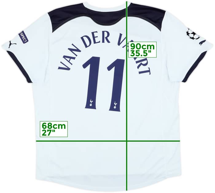 2010-11 Tottenham Home Shirt Van der Vaart #11 - 6/10 - (3XL)