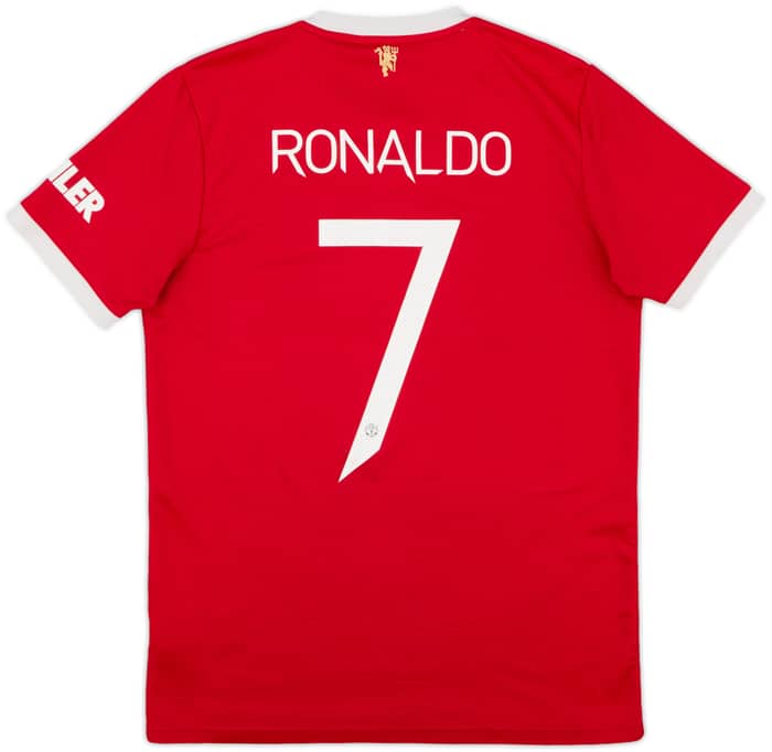 2021-22 Manchester United Home Shirt Ronaldo #7 - 5/10 - (M)