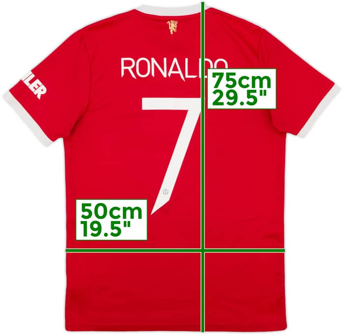 2021-22 Manchester United Home Shirt Ronaldo #7 - 5/10 - (M)