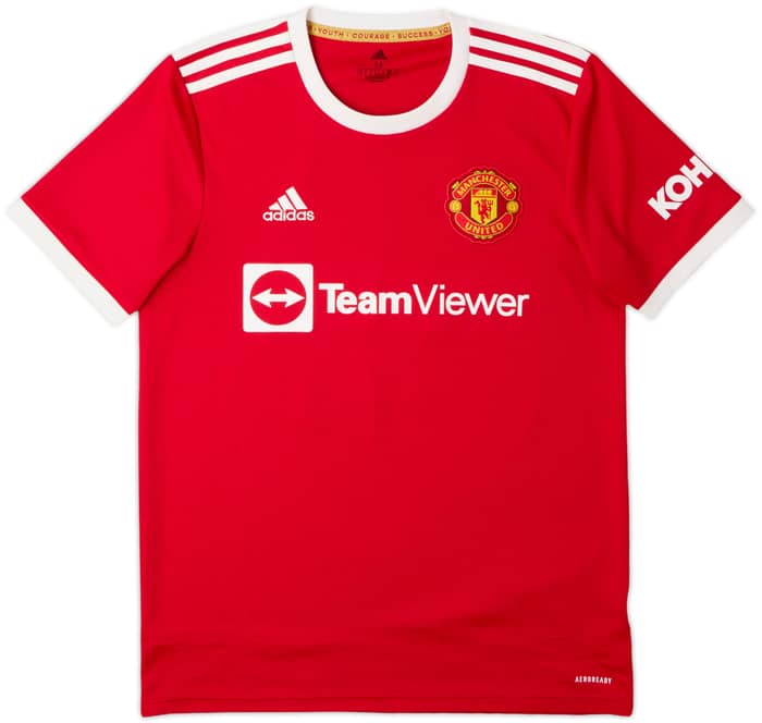 2021-22 Manchester United Home Shirt Sancho #25 - 7/10 - (M)