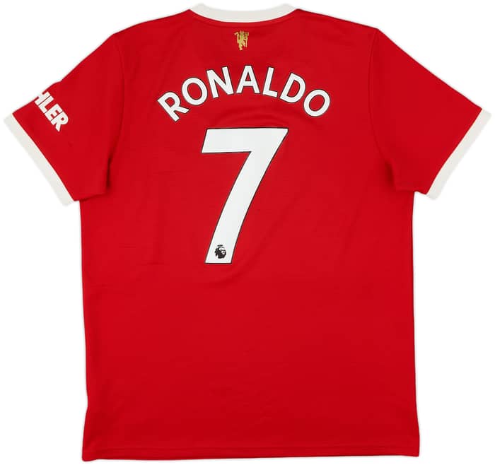 2021-22 Manchester United Home Shirt Ronaldo #7 - 6/10 - (L)