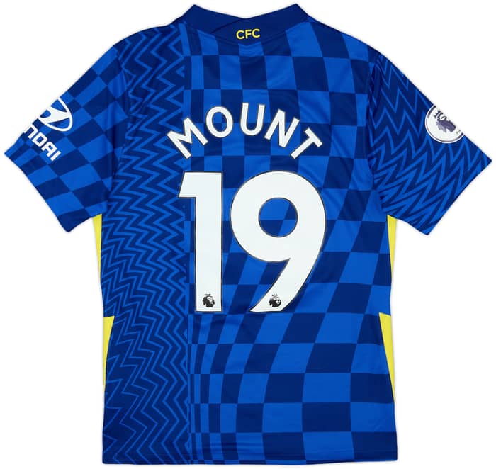 2021-22 Chelsea Home Shirt Mount #19 - 8/10 - (S)