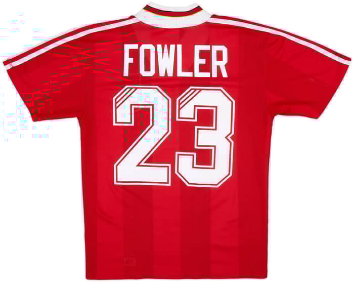 1995-96 Liverpool Home Shirt Fowler #23 - 8/10 - (S)