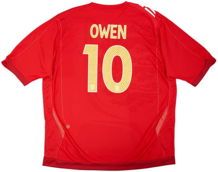 2006-08 England Away Shirt Owen #10 - 8/10 - (XXL)