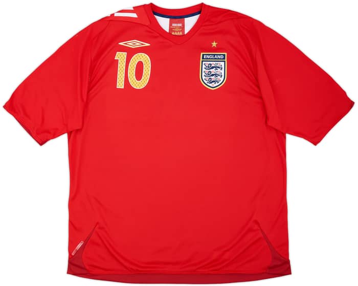 2006-08 England Away Shirt Owen #10 - 8/10 - (XXL)