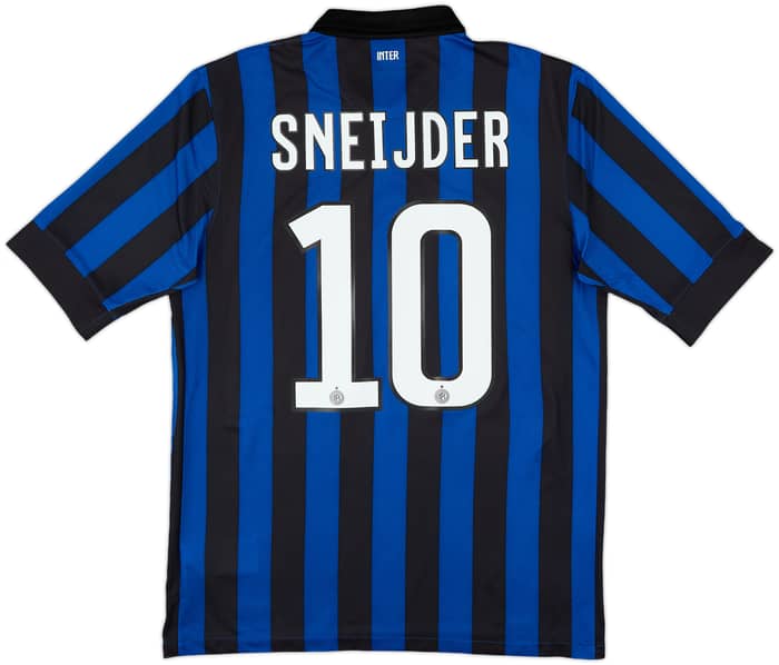 2011-12 Inter Milan Home Shirt Sneijder #10 - 8/10 - (M)