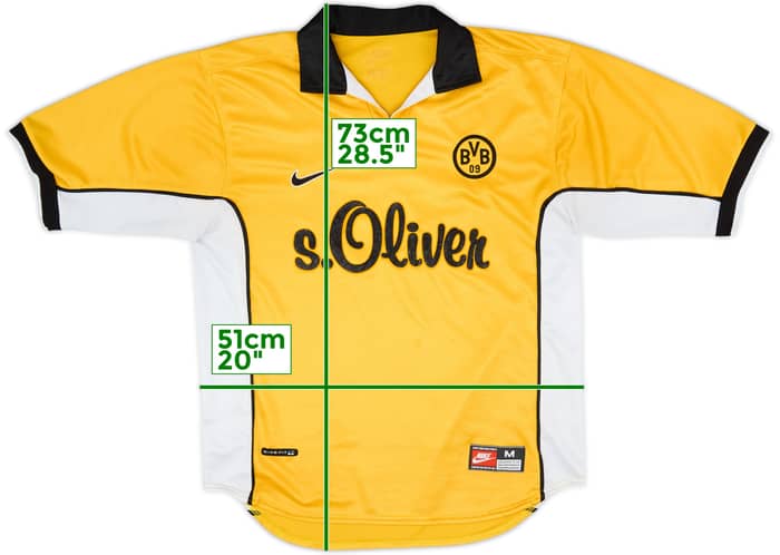1998-00 Borussia Dortmund Home Shirt - 6/10 - (M)