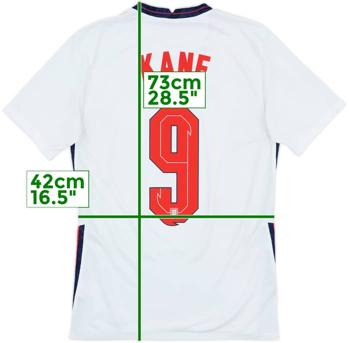 2020-22 England Home Shirt Kane #9 - 5/10 - (S)