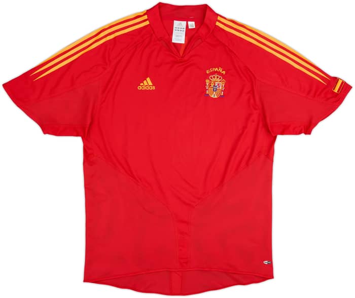 2004-06 Spain Home Shirt Raul #7 - 10/10 - (XL)