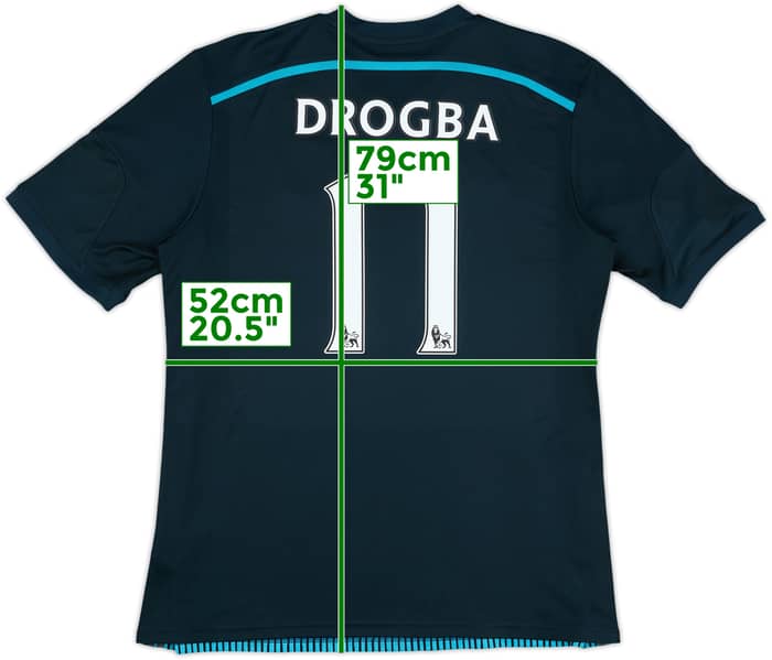2014-15 Chelsea Third Shirt Drogba #11 - 8/10 - (XL)