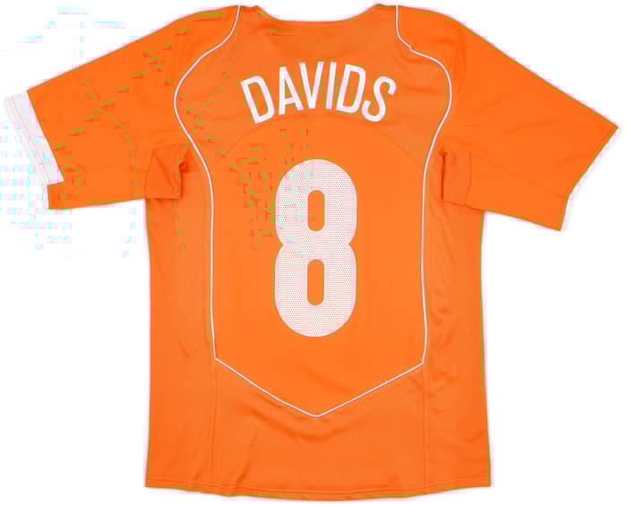 2004-06 Netherlands Home Shirt Davids #8 - 6/10 - (S)