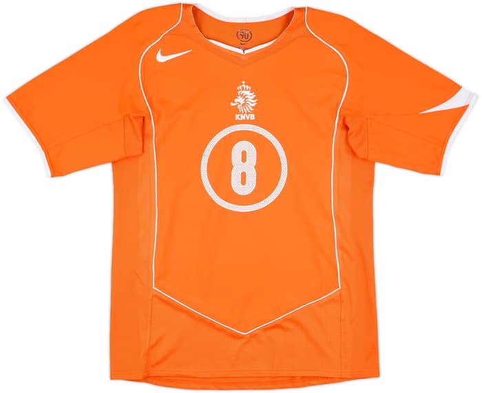 2004-06 Netherlands Home Shirt Davids #8 - 6/10 - (S)