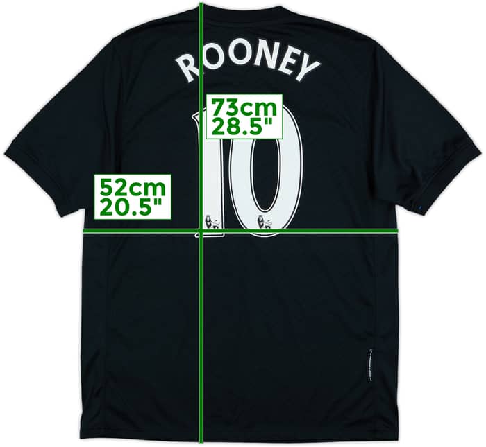 2009-10 Manchester United Away Shirt Rooney #10 - 7/10 - (M)