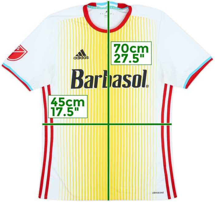 Camiseta de visitante de Columbus Crew 2016 - 7/10 - (S)