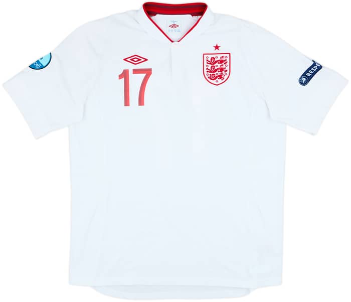 2012-13 England Home Shirt Parker #17 - 9/10 - (XL)