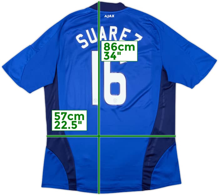 2008-09 Ajax Away Shirt Suarez #16 - 8/10 - (XL)