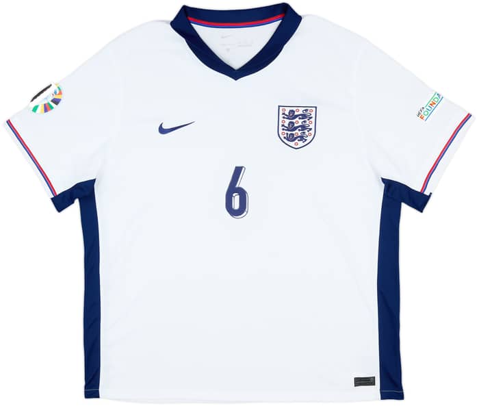 2024-25 England Home Shirt Guehi #6 - 9/10 - (XXL)