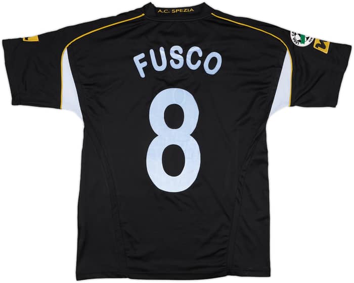 2006-07 Spezia Match Issue Away Shirt Fusco #8