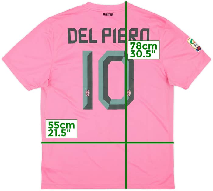 2011-13 Juventus Away Shirt Del Piero #10 (L)