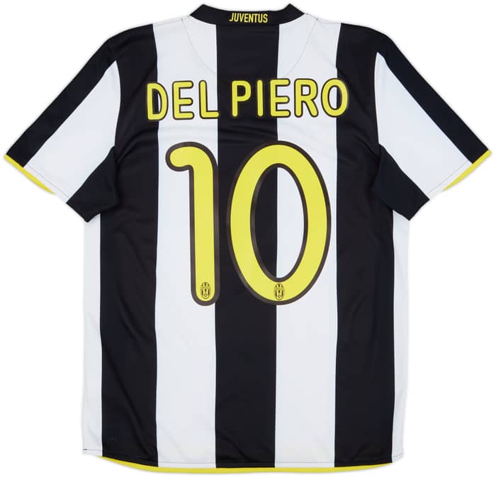 2008-09 Juventus Home Shirt Del Piero #10 - 7/10 - (S)