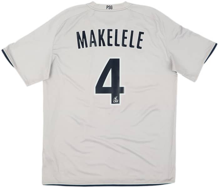 2008-09 Paris Saint-Germain Away Shirt Makelele #4 - 9/10 - (L)