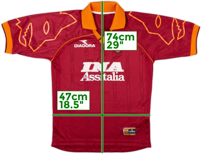 1999-00 Roma Home Shirt - 4/10 - (S)