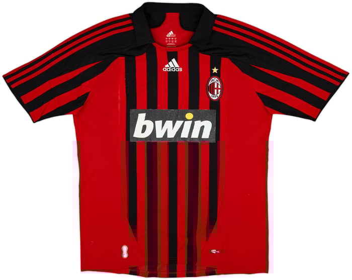 2007-08 AC Milan Home Shirt Pato #7 - 4/10 - (L)