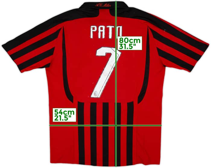 2007-08 AC Milan Home Shirt Pato #7 - 4/10 - (L)