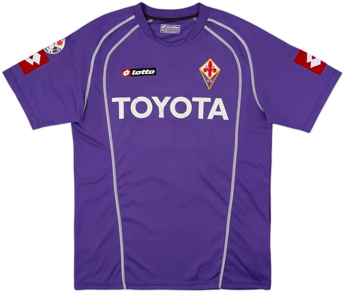 2005-07 Fiorentina Home Shirt Jovetic #8 - 4/10 - (XL)