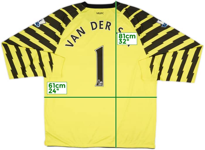 2010-11 Manchester United GK Shirt Van Der Sar #1 - 8/10 - (XXL)