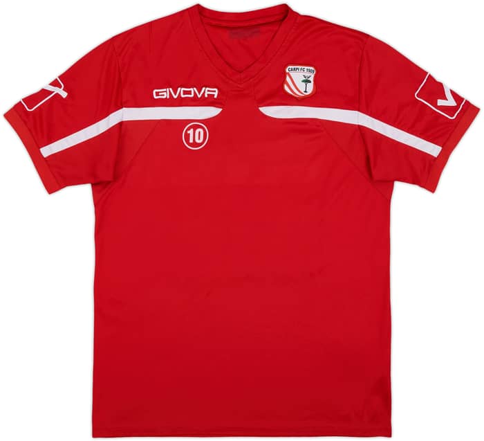 2015-16 Carpi Givova Player Issue Training Shirt #10 - 8/10 - (L)