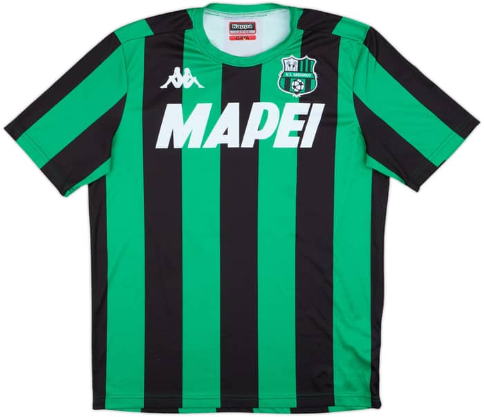 2017-18 Sassuolo Kappa Training Shirt #20 - 8/10 - (L)