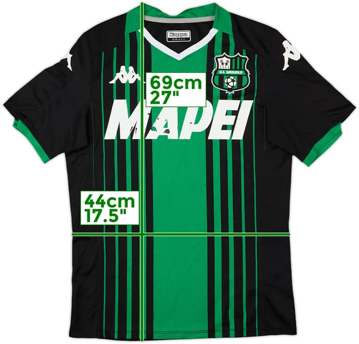 2019-20 Sassuolo Authentic Home Shirt - 5/10 - (S)