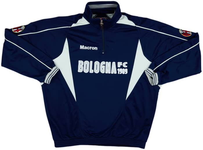2003-04 Bologna Macron 1/4 Zip Drill Top - 8/10 - (XL)