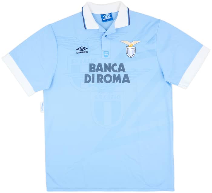 1993-95 Lazio Match Issue Home Shirt #13