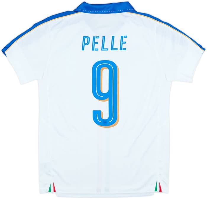2016-17 Italy Away Shirt Pelle #9 - 8/10 - (M)