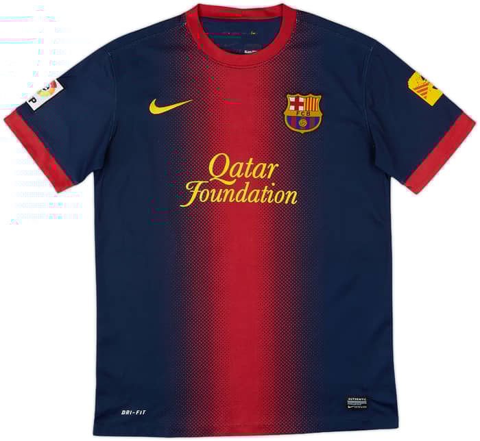 2012-13 Barcelona Home Shirt A.Iniesta #8 - 5/10 - (S)