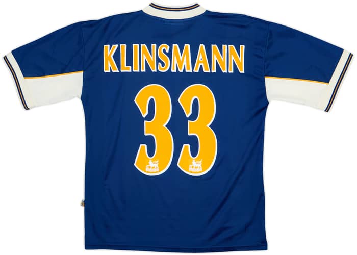 1997-98 Tottenham Away Shirt Klinsmann #33 - 8/10 - (S)