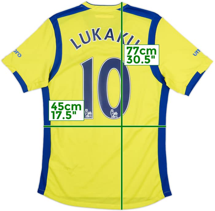 2016-17 Everton Third Shirt Lukaku #10 - 8/10 - (M)