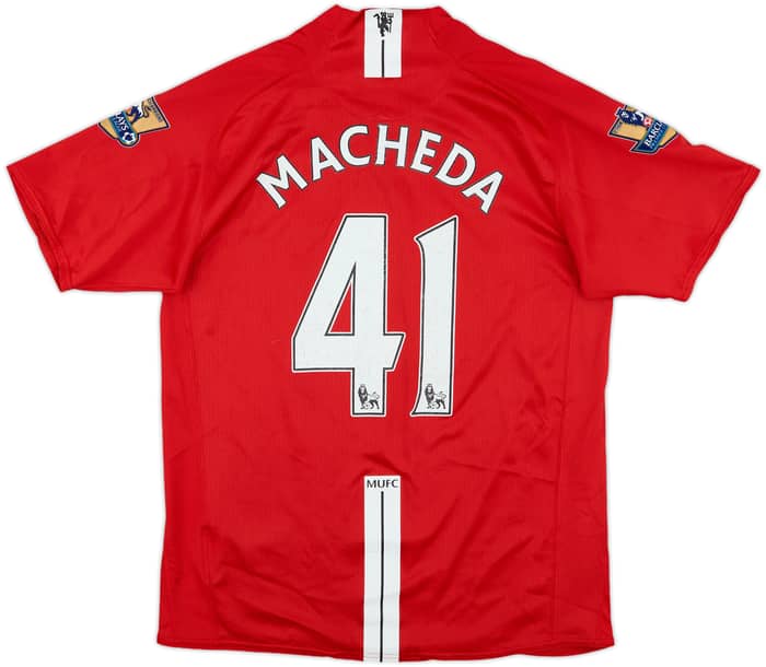 2007-09 Manchester United Home Shirt Macheda #41 - 6/10 - (M)