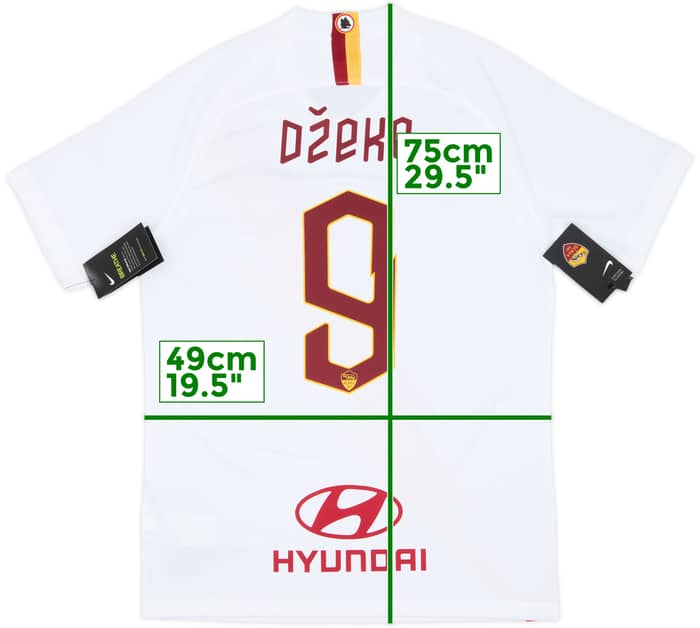 2019-20 Roma Away Shirt Dzeko #9 (M)