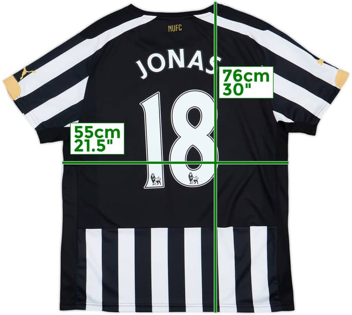 2014-15 Newcastle Home Shirt Jonas #18 - 6/10 - (M)