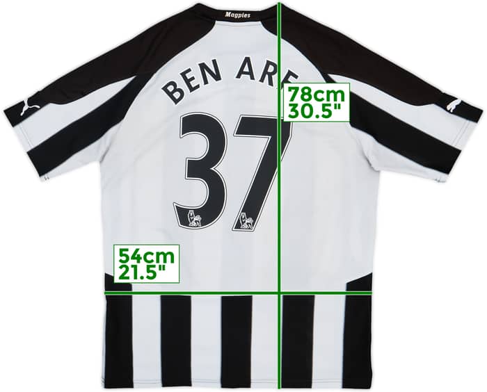 2010-11 Newcastle Home Shirt Ben Arfa #37 - 5/10 - (L)