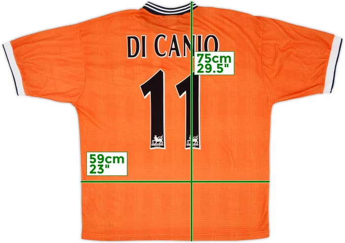 1996-98 Sheffield Wednesday Away Shirt Di Canio #11 - 4/10 - (L)