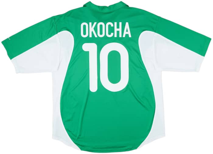 2000-01 Nigeria Home Shirt Okocha #10 - 8/10 - (L)