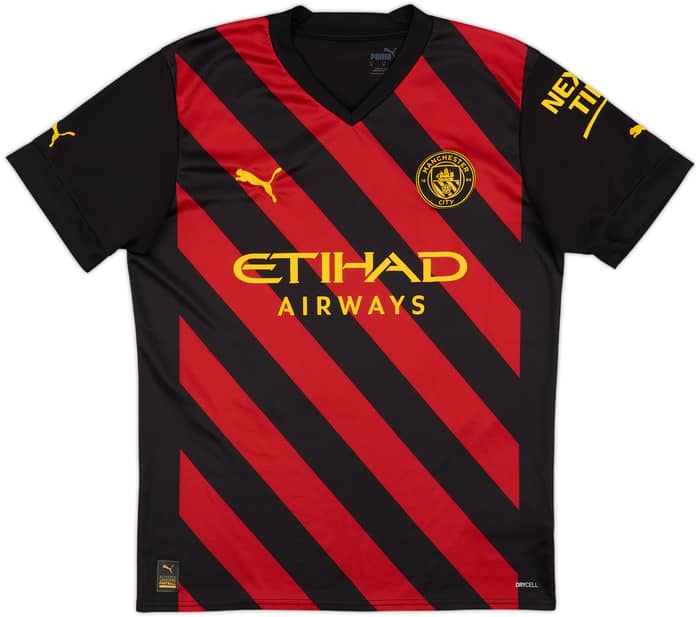 2022-23 Manchester City Away Shirt Haaland #9 - 6/10 - (M)