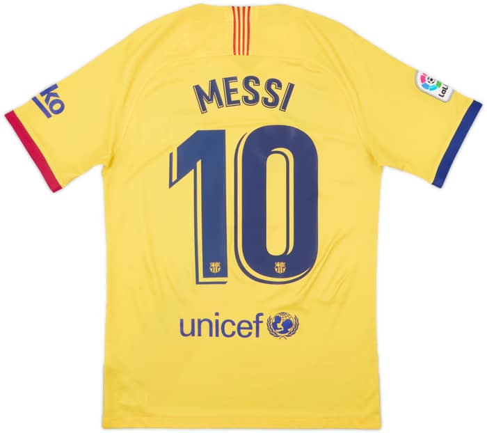 2019-20 Barcelona Away Shirt Messi #10 - 6/10 - (S)